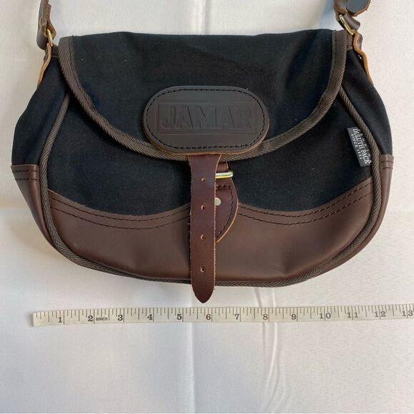 Duluth Pack Black Custom Made Large Deluxe Shell Crossbody Purse One Size - Picture 12 of 14